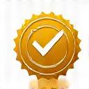 Icon showing a checkmark in a shield